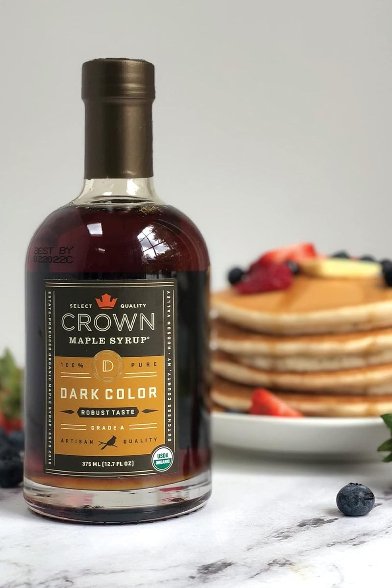 Crown Maple Dark Color Organic Maple Syrup - 12.7 Fl Oz - Image 4
